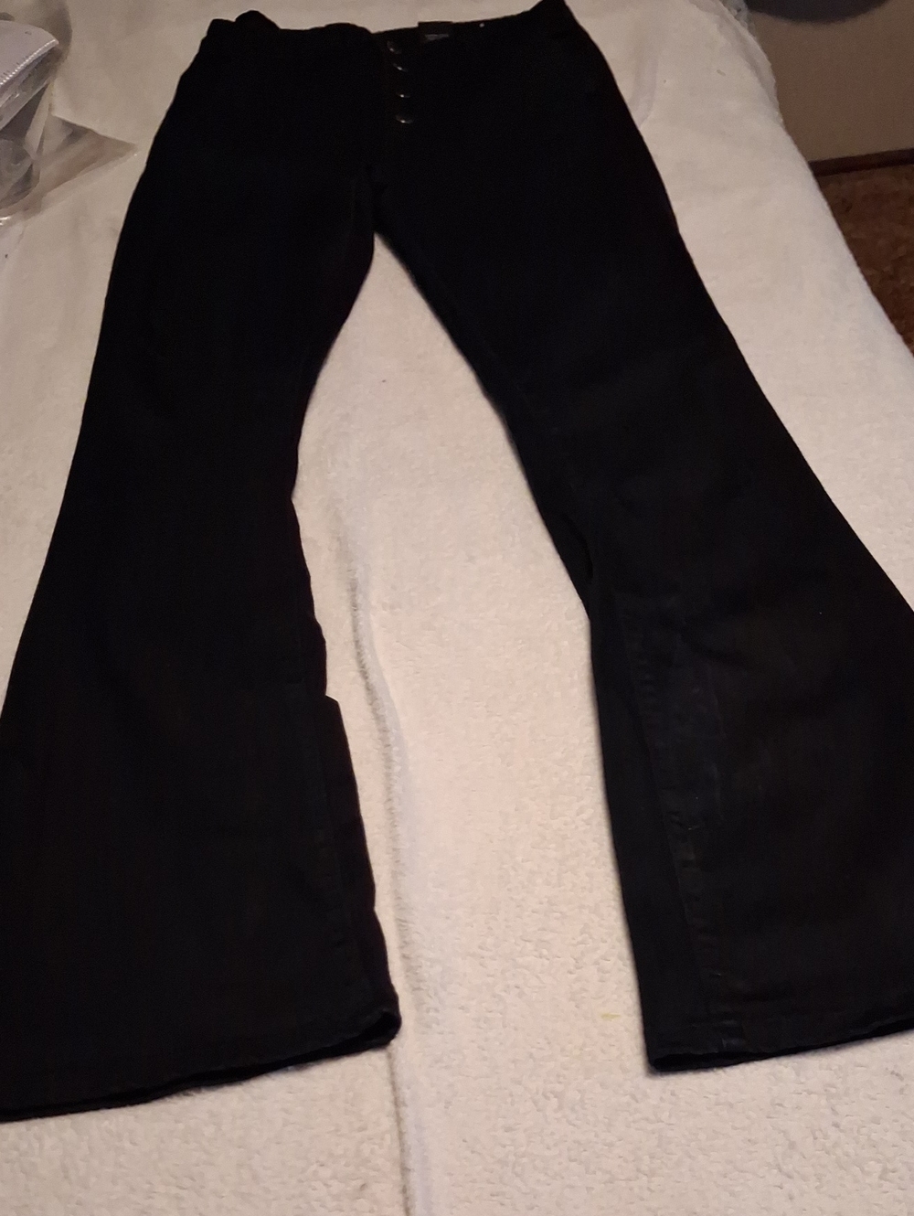 VIP Black High-Rise Flared Jeans